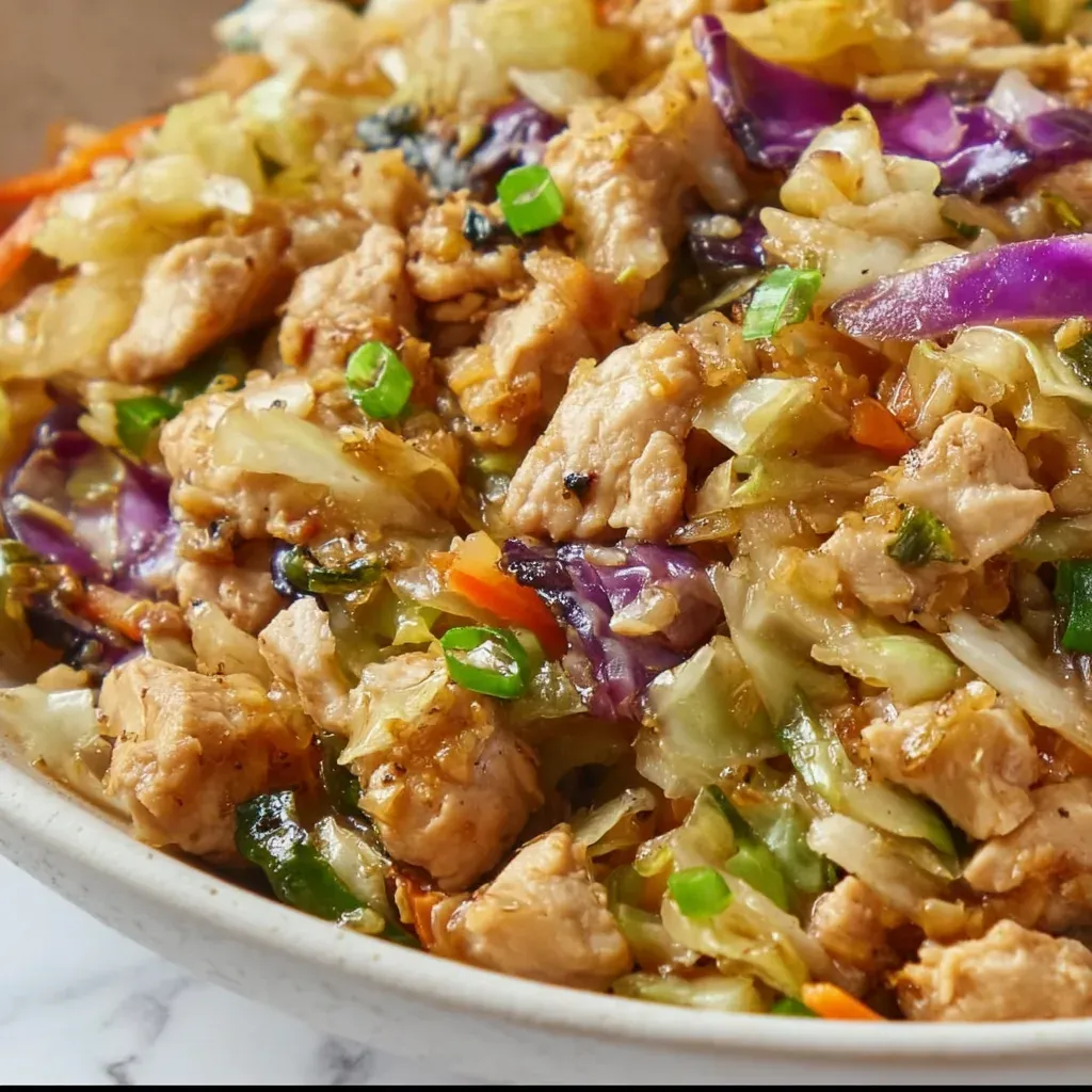 Egg Roll Bowls with Chicken & Cabbage: Irresistibly Easy & Delicious!