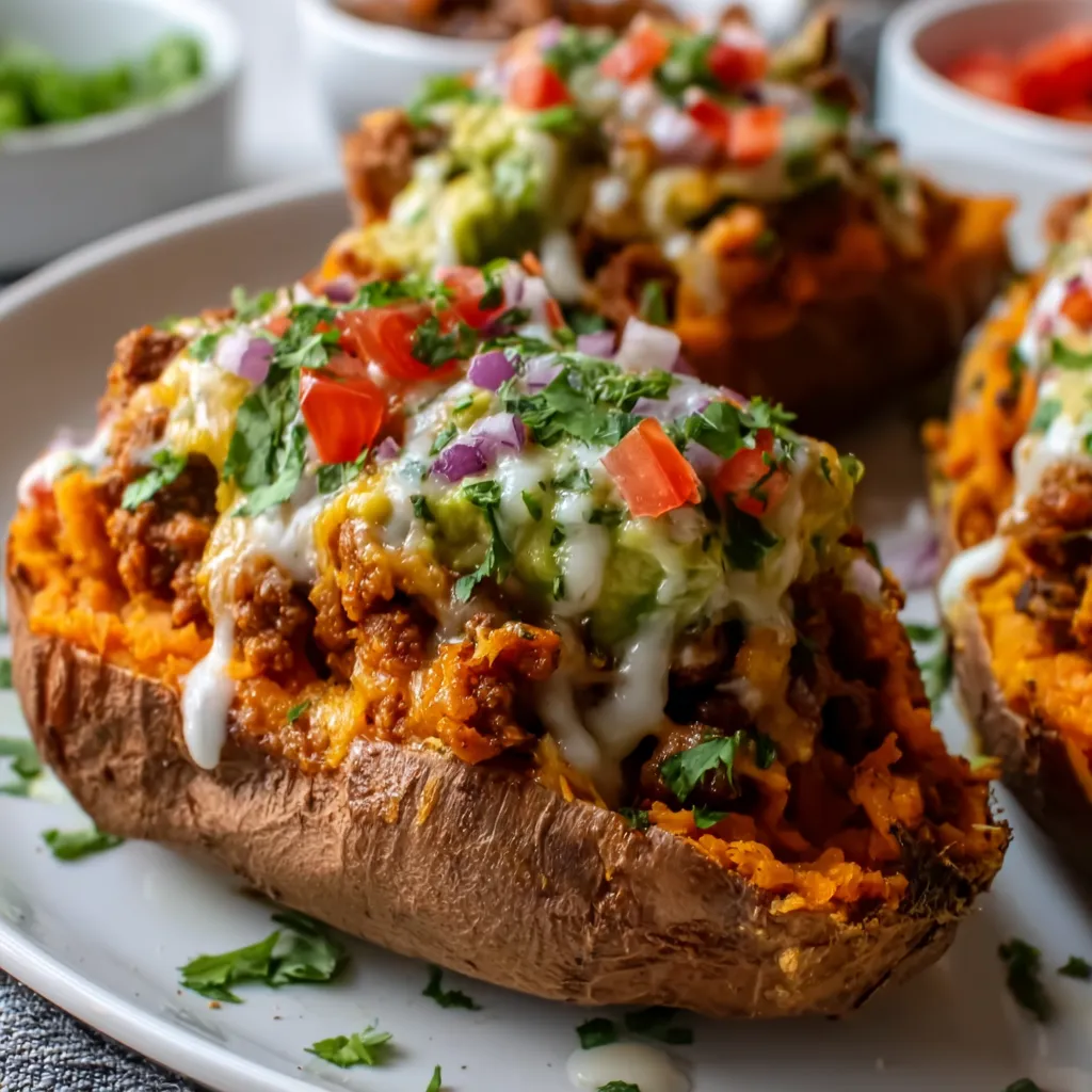 Turkey Taco Stuffed Sweet Potatoes: Irresistible Flavor Explosion!