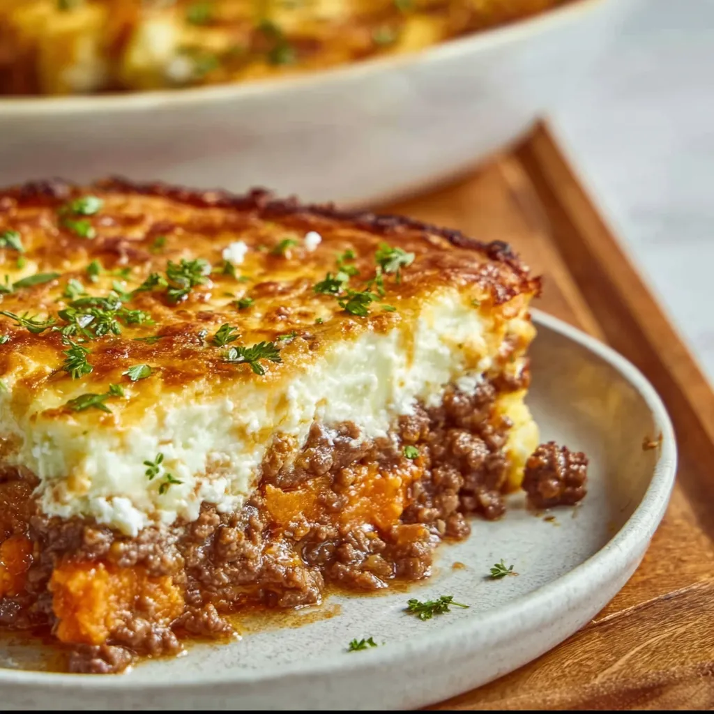 Cottage Cheese Ground Beef Sweet Potato Casserole That Will Wow!