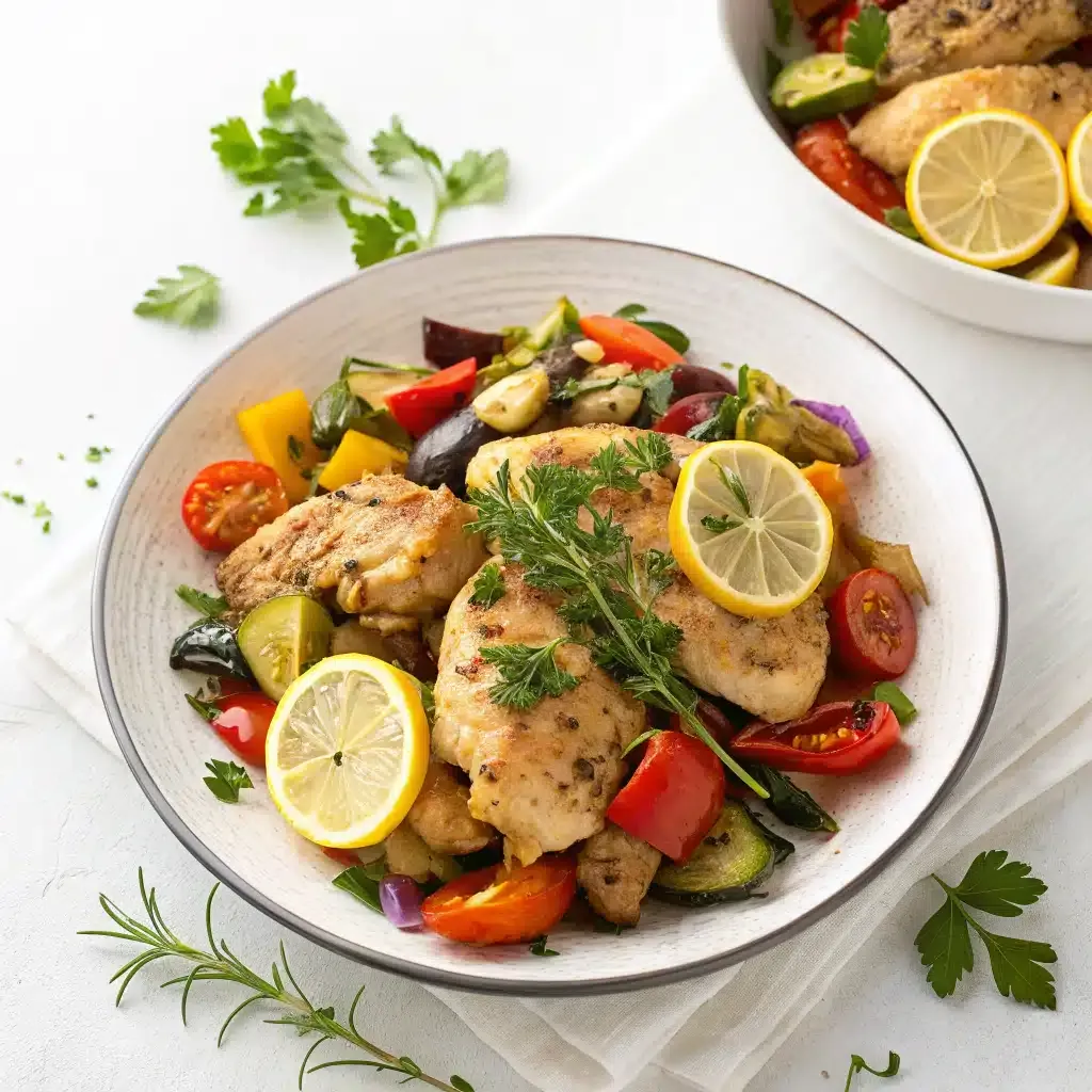 One-Pot Mediterranean Chicken & Vegetables