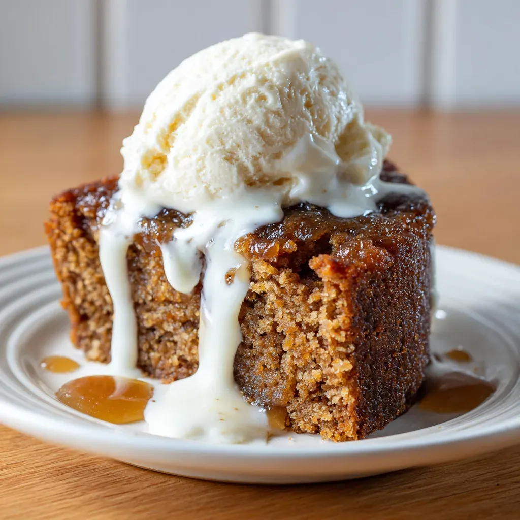 Slow Cooker Gingerbread Pudding Cake