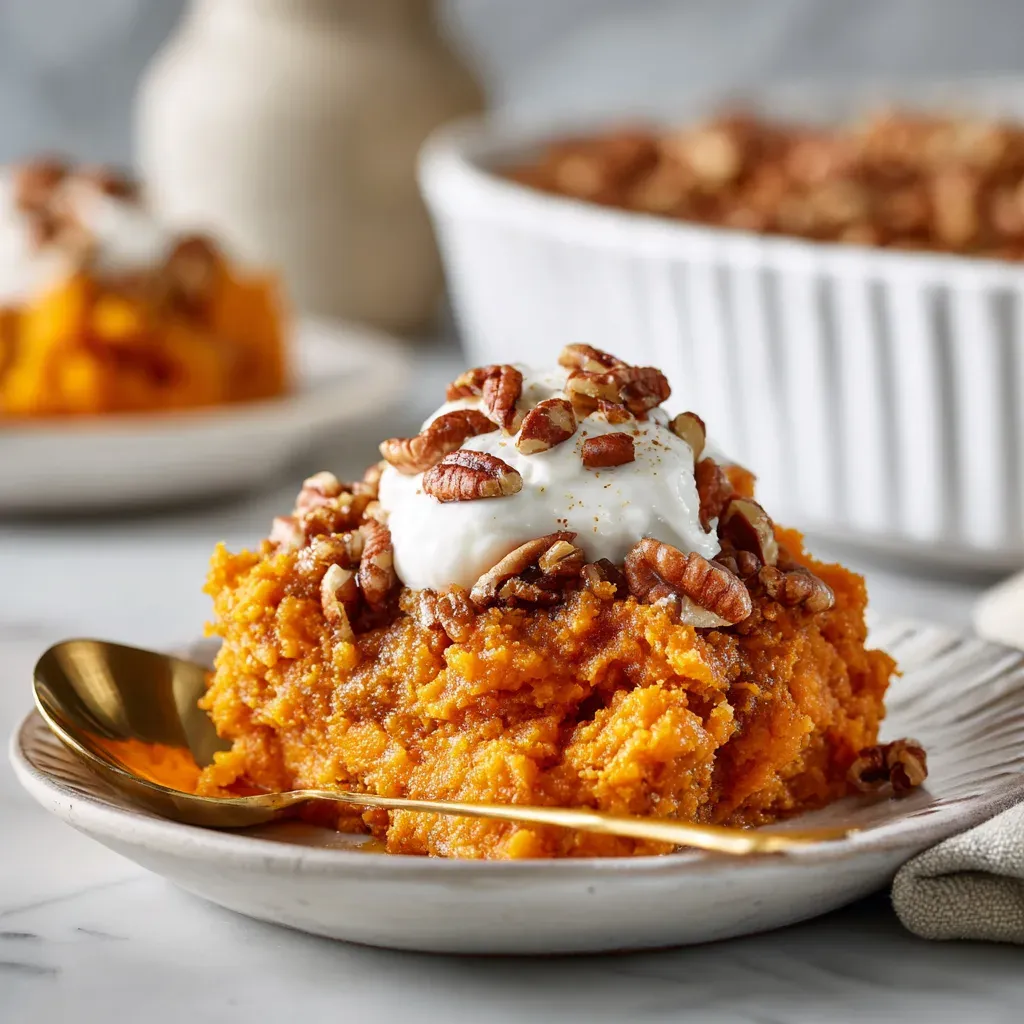 Slow Cooker Sweet Potato Casserole