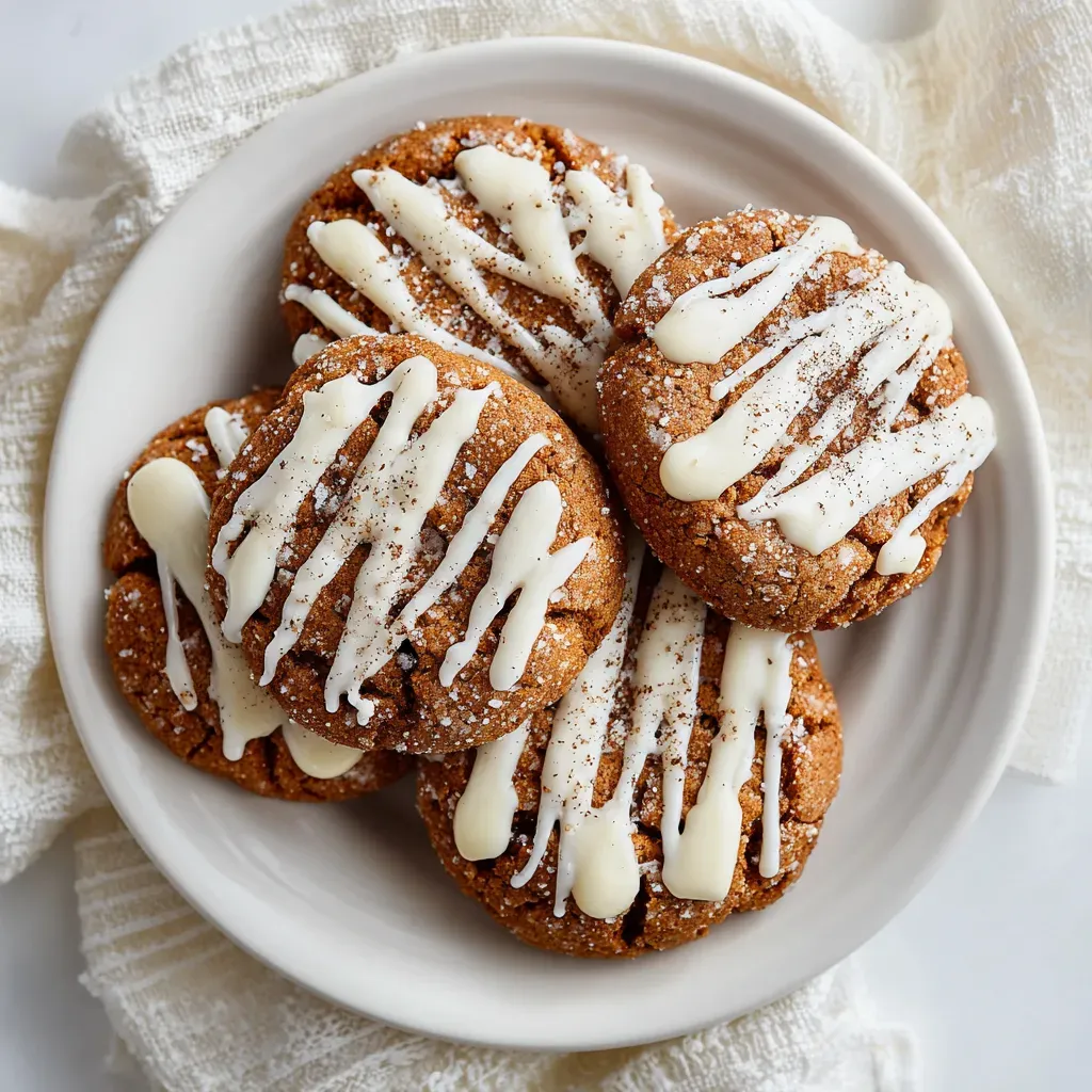 Gingerbread Cheesecake Cookies