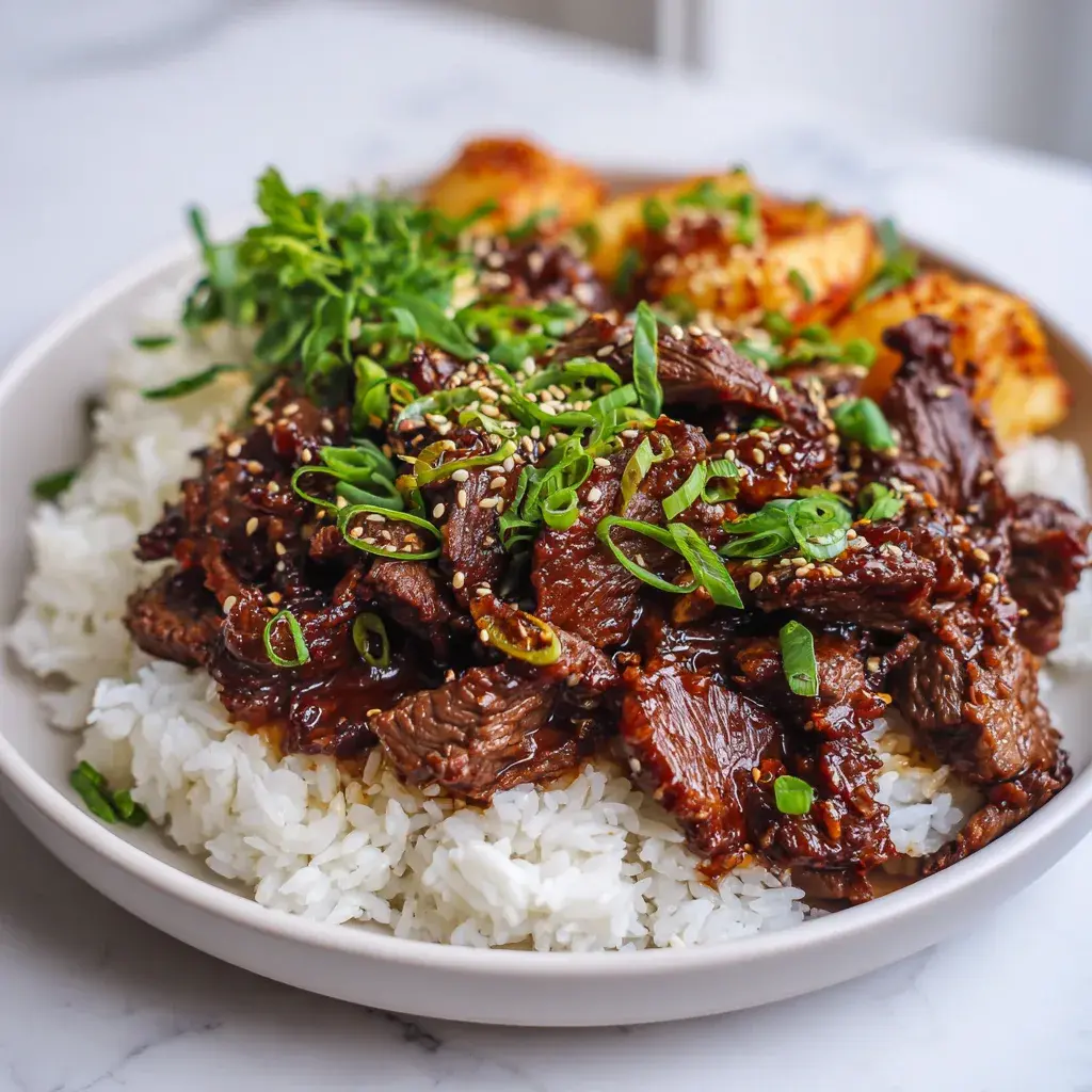 Slow Cooker Korean BBQ Beef
