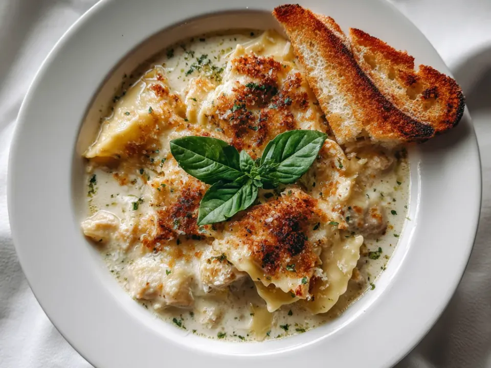 White Lasagna Soup (Crockpot)