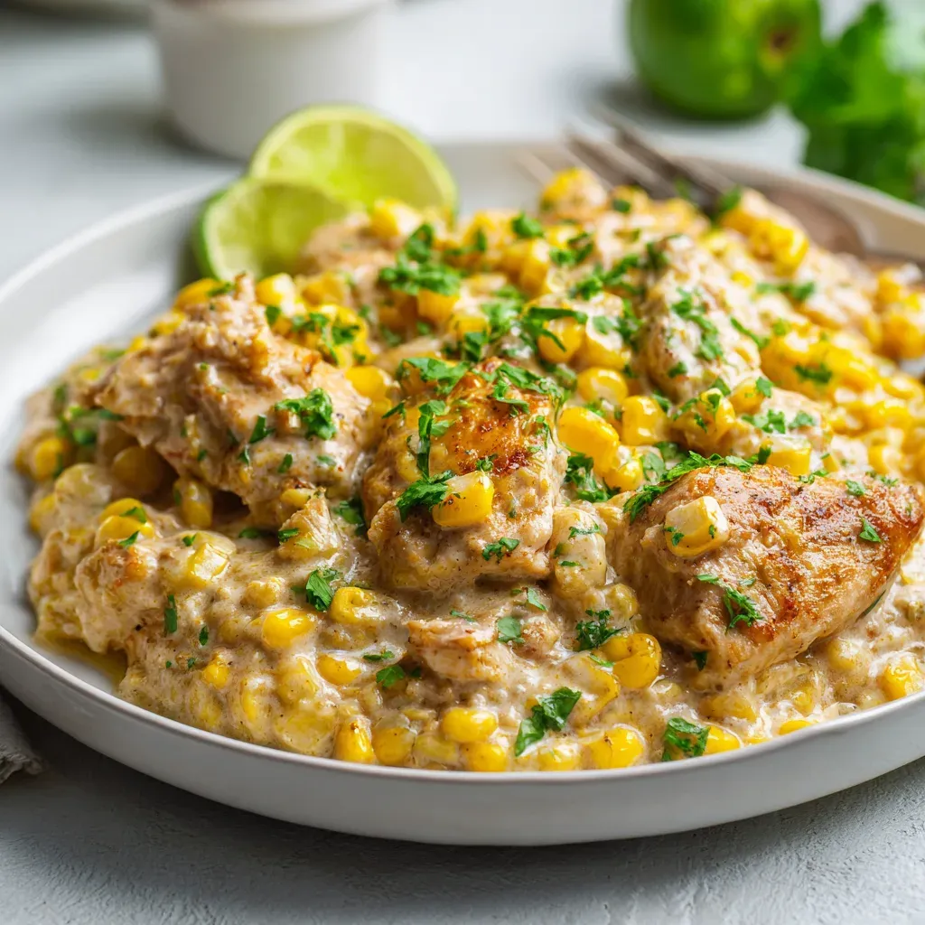 Slow Cooker Street Corn Chicken