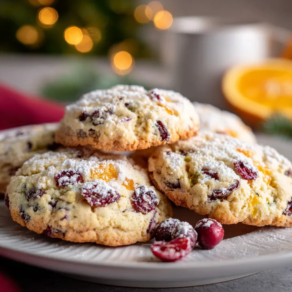 Christmas Cranberry Orange Cookies Recipe – Zesty & Cozy
