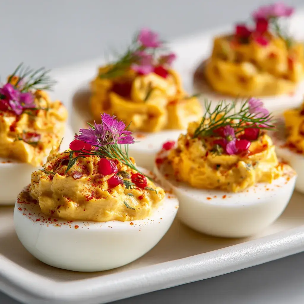 Thanksgiving Appetizer Deviled Eggs are my go-to when the house is buzzing and timers are beeping like a game show.