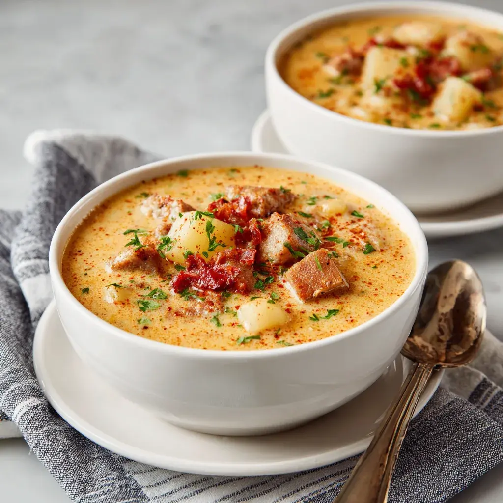 Slow Cooker Cajun Potato Soup