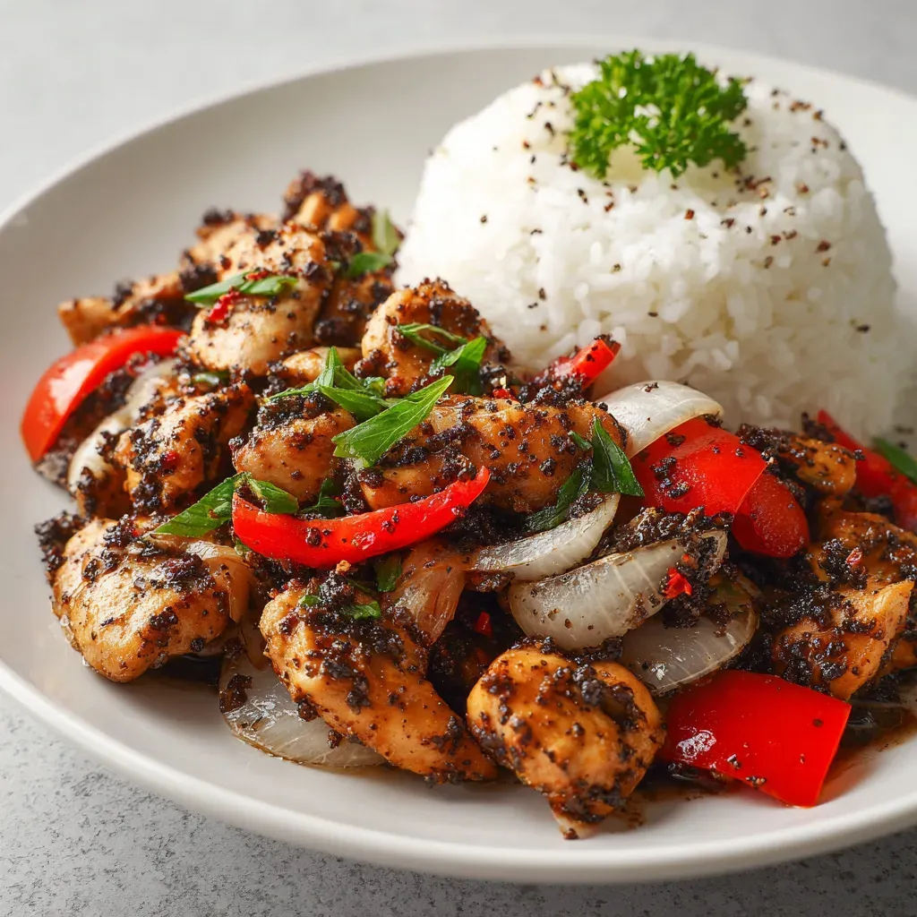 black pepper chicken