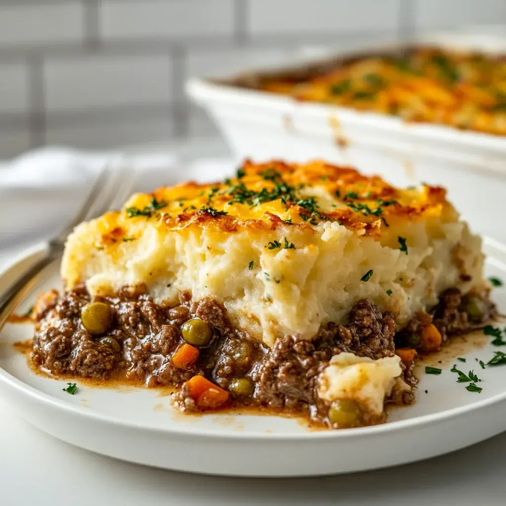 Classic Shepherd’s Pie: Rich Beef Gravy & Cheesy Mash Bliss