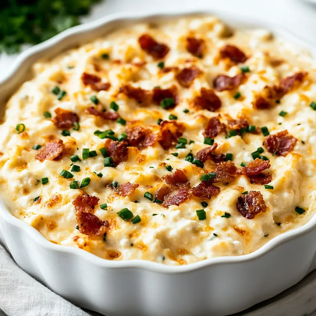 Crockpot Warm Cottage Cheese Dip: Hot, Creamy, Bacon Bliss!