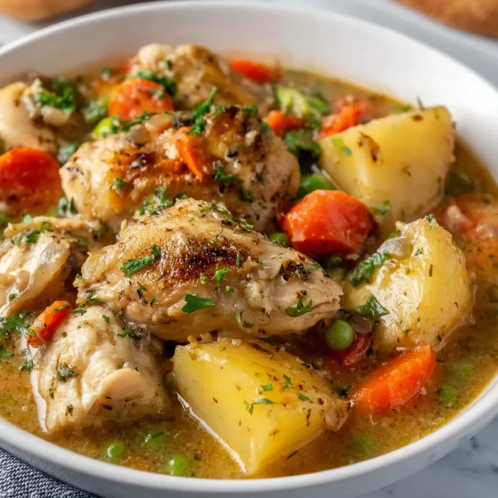 Slow Cooker Chicken Stew That Warms Your Soul Instantly!