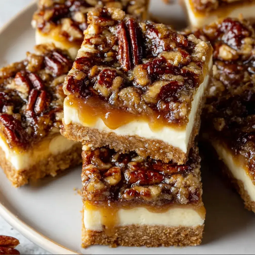 Pecan Pie Cheesecake Bars: Irresistibly Creamy & Nutty Delight!