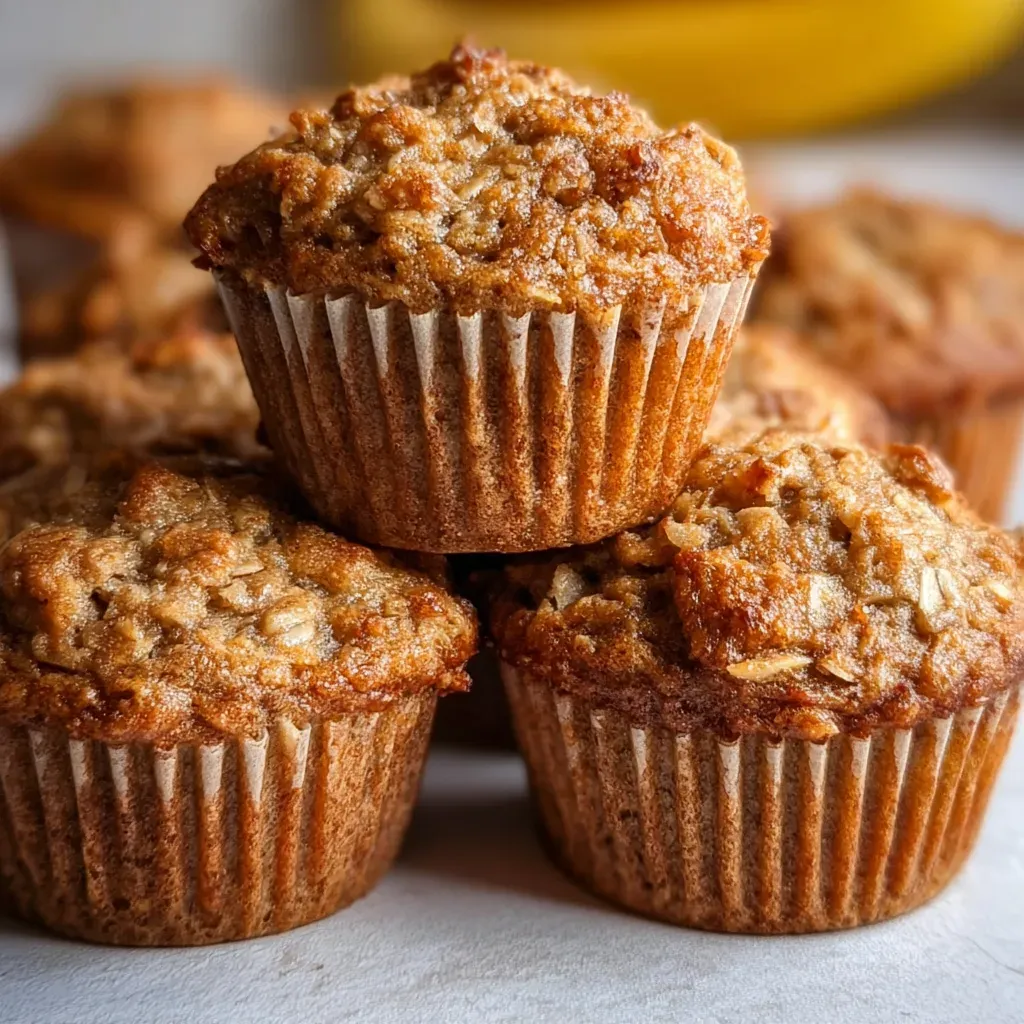 Banana Oatmeal Muffins: Irresistibly Moist & Easy Breakfast Treat!