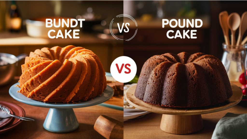 Bundt vs Pound Cake, Differences between Pound and Bundt Cakes, Pound Cake and Bundt Cake Compariso