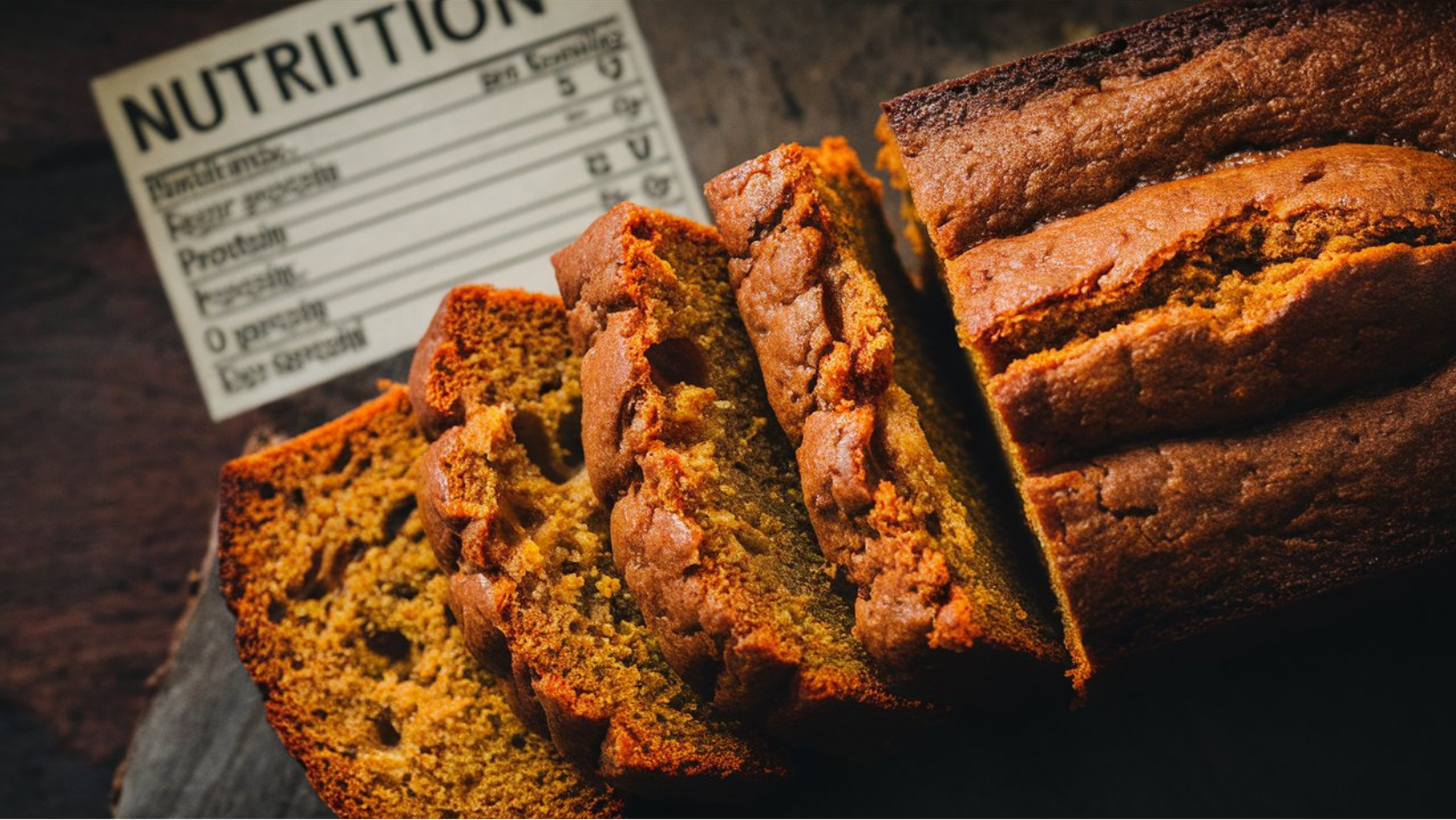 How much protein is in pumpkin bread, Protein content in pumpkin bread, Pumpkin bread protein, Nutritional value of pumpkin bread,