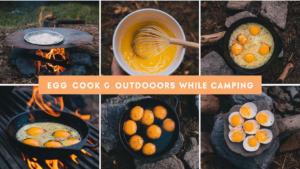 How to make eggs camping,Cooking eggs while camping, Preparing eggs on a campfire, Campsite egg recipes