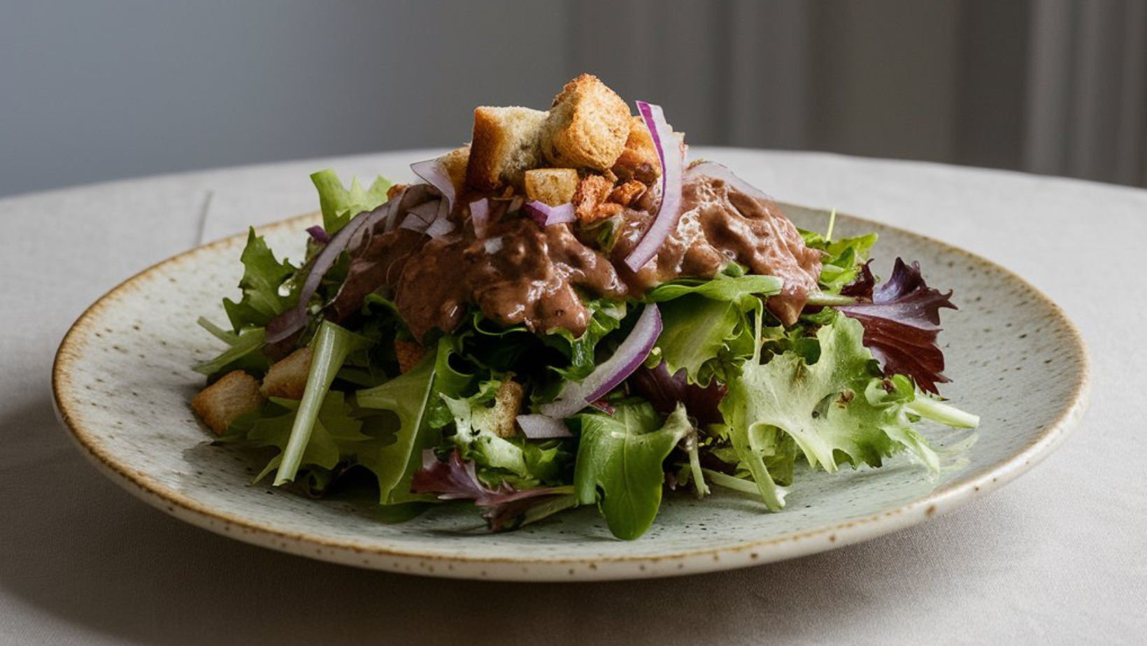 Salad Dressing with Chopped Liver, "Liver Salad Dressing," "Chopped Liver Vinaigrette," "Liver Dressing Recipe"