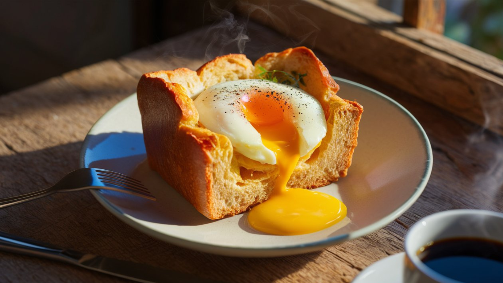 What is Egg Cooked in Bread Called, Egg in a hole, Bird's nest egg, Toad in a hole