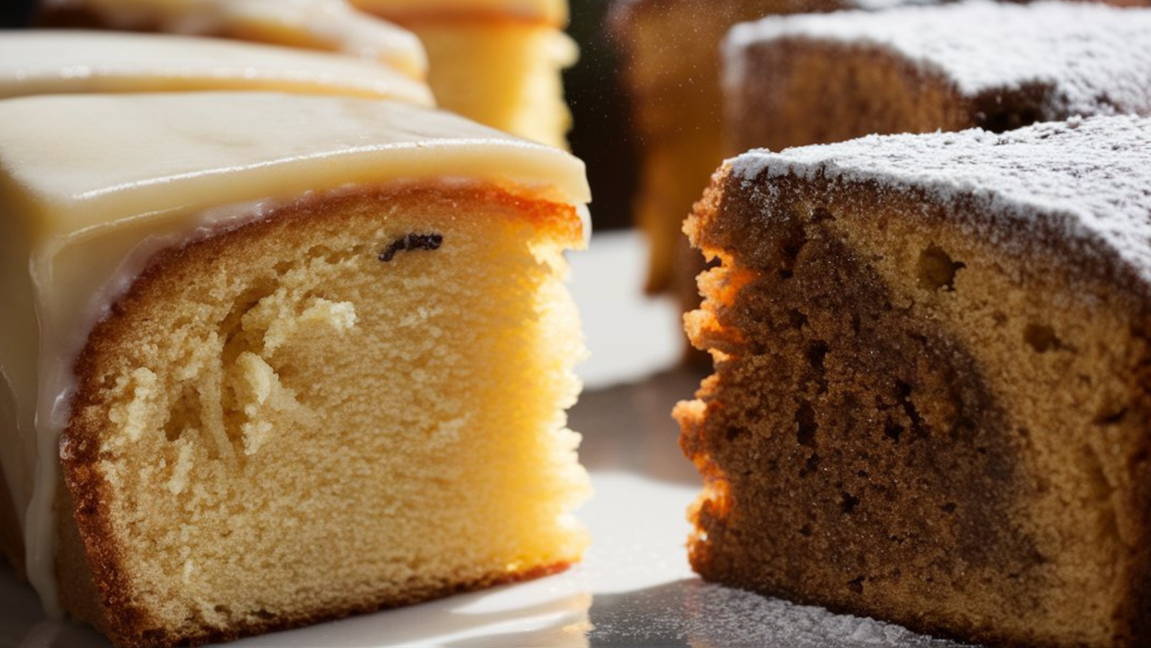 Butter cake vs pound cake, Butter versus pound cake differences, Comparing butter and pound cakes