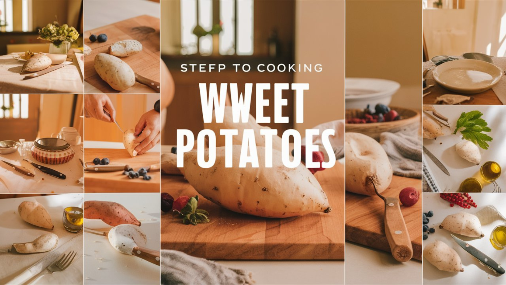 Preparing white sweet potatoes Cooking white sweet potatoes White sweet potato recipes