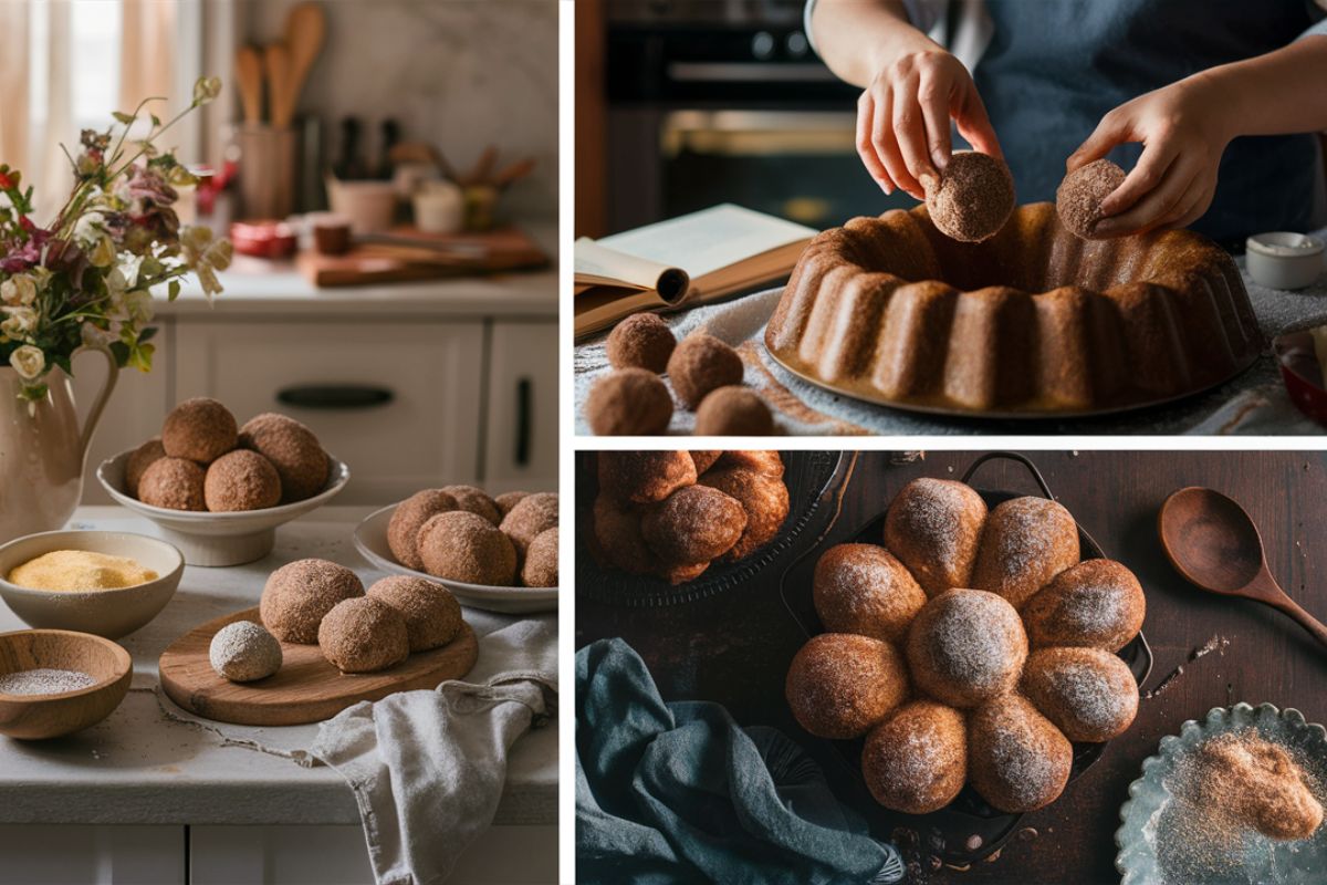 Monkey Balls Recipe, Monkey Bread Recipe, Cinnamon Sugar Balls, Gooey Dough Treats