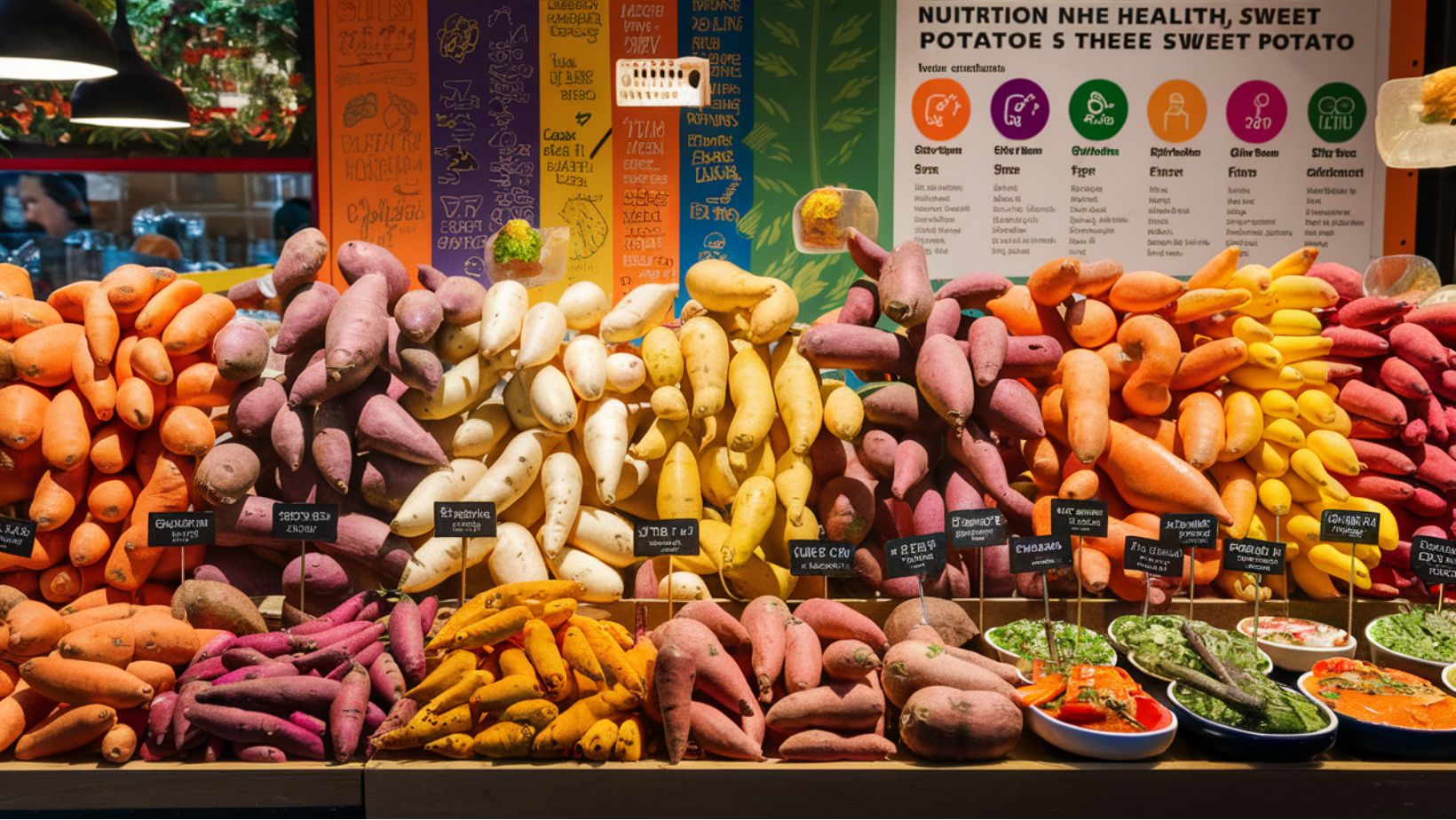 What Color Sweet Potato Is the Healthiest? Healthiest sweet potato color, Sweet potato nutritional comparison, Nutritional benefits of sweet potatoes