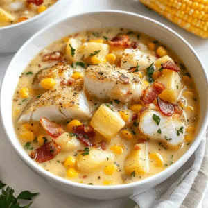 Comforting Crockpot Fish Chowder – Creamy, Bacon & Corn Bliss