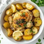 Greek Slow Cooker Lemon Chicken and Potatoes Recipe | Easy Mediterranean Meal