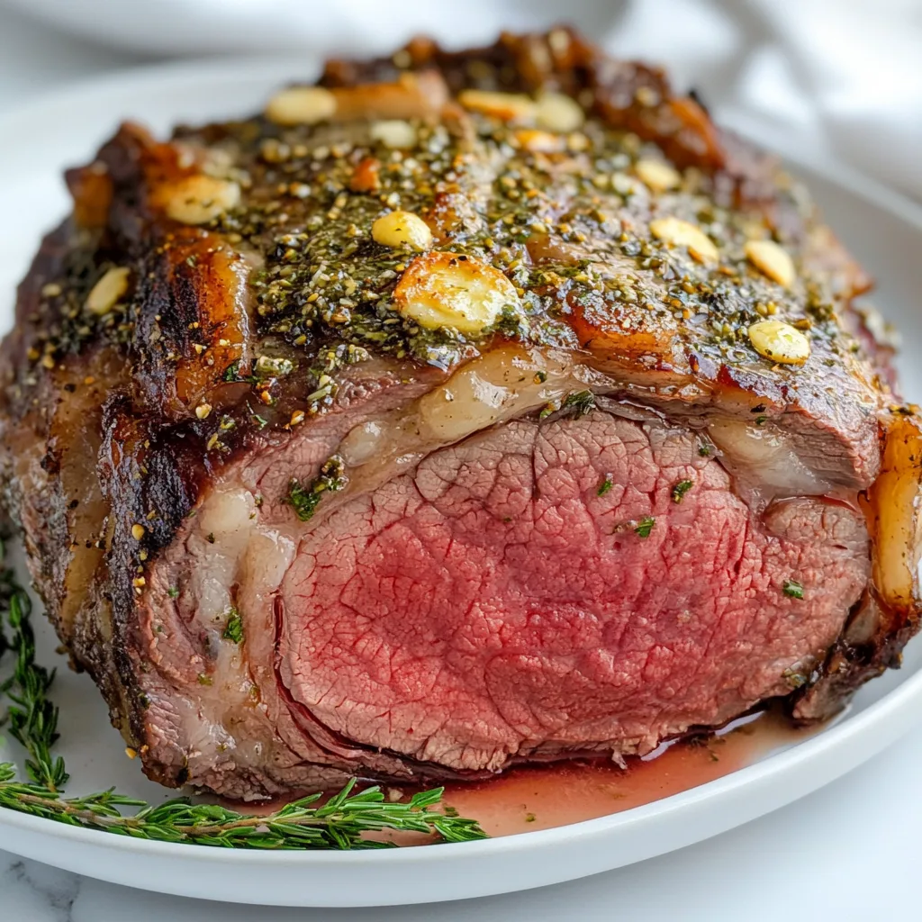 Succulent Italian Herb Butter Prime Rib Recipe | Tender & Flavorful Roast Beef
