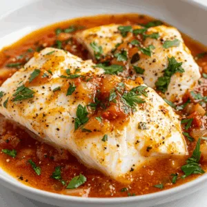 Slow Cooker White Fish in Tomato Garlic Sauce - Easy, Flavorful Bliss!