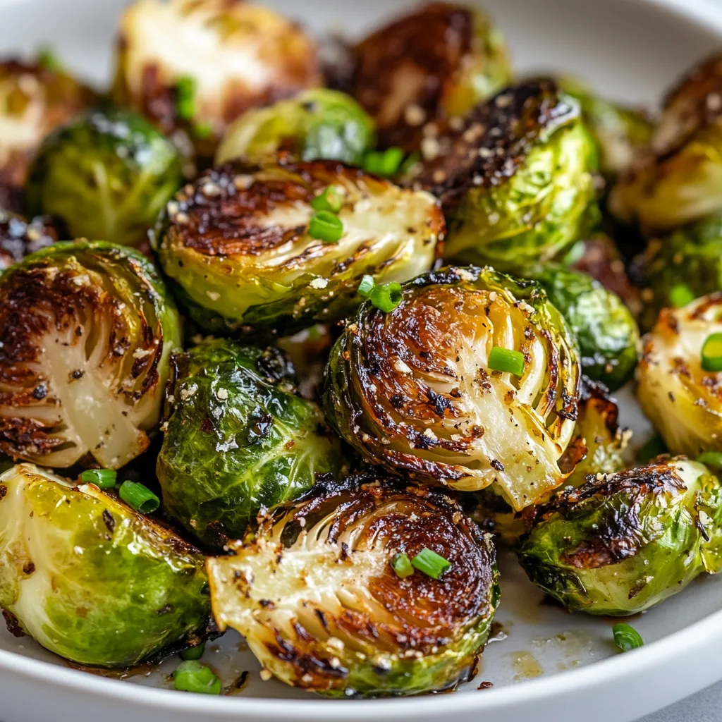 Roasted Brussels Sprouts were my peace offering the night I set off the smoke alarm with a “quick” broil.