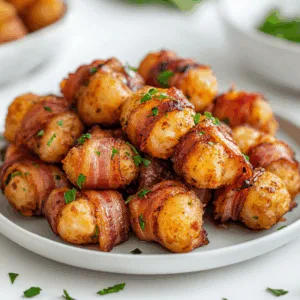 Bacon Wrapped Tater Tot Bombs: Irresistibly Crispy Party Bites!