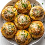 Garlic Parmesan Cheeseburger Bombs: Irresistible Flavor Explosion!