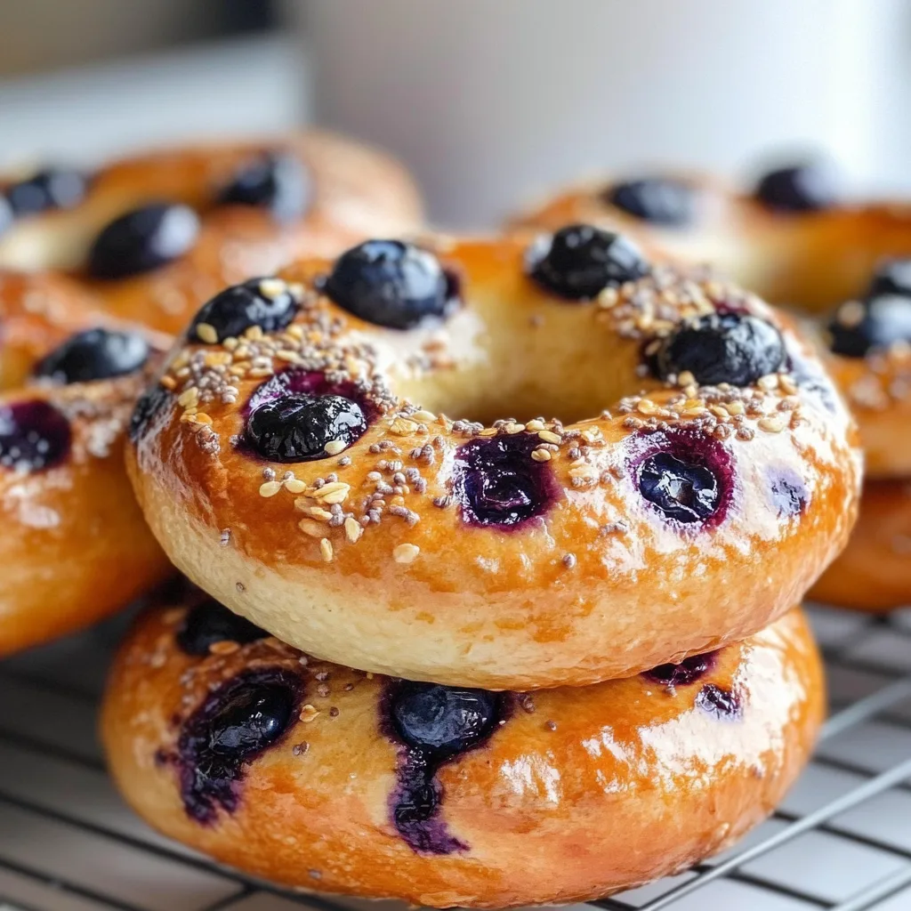 Gluten-Free High-Protein Blueberry Bagels You'll Crave Today!