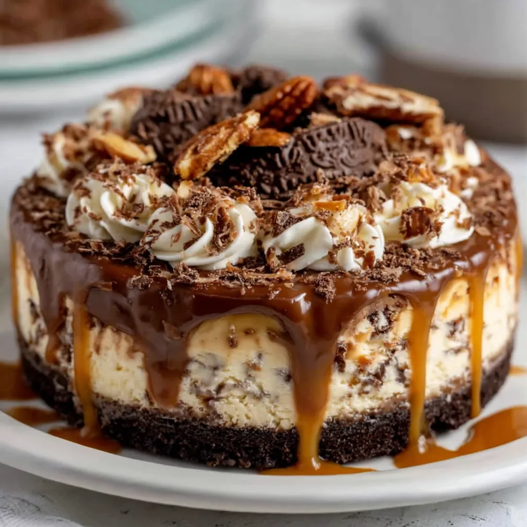 No-Bake German Chocolate Cheesecake That Will Wow Your Tastebuds!