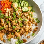20 Minute Ground Turkey Bang Bang Rice | Easy, Flavor-Packed Feast!