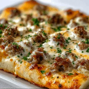 Biscuits & Sausage Gravy Breakfast Pizza That’ll Blow Your Mind!
