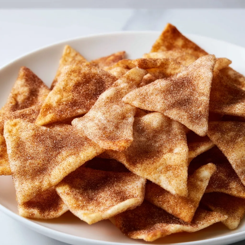 Cinnamon Sugar Tortilla Chips – Irresistibly Crispy & Sweet Snack!