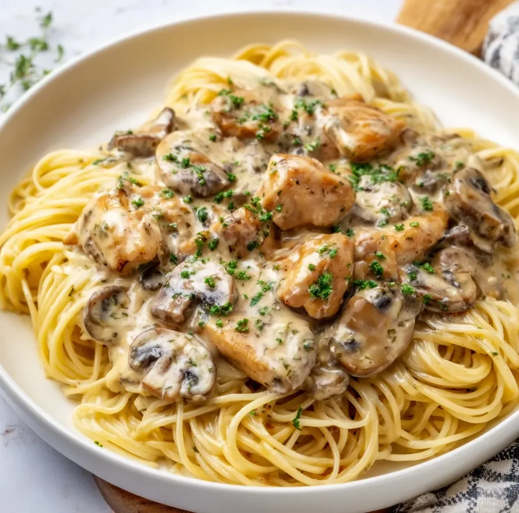 Creamy Mushroom Chicken Pasta Recipe That Will Melt Your Heart!