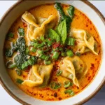 Thai Red Curry Wonton Soup Recipe: Irresistibly Spicy & Comforting!