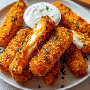 Buffalo Chicken Mozzarella Sticks: Irresistibly Crispy & Cheesy!