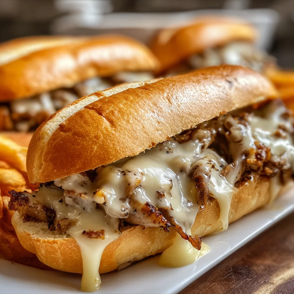 Chicken Cheese Steak Sandwiches That'll Blow Your Mind!