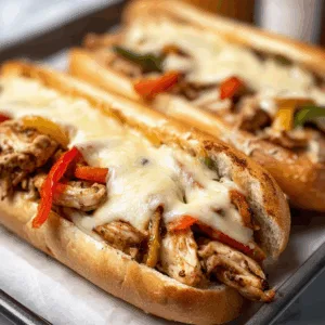 Chicken Philly Cheese Steaks: Irresistibly Juicy & Loaded with Flavor!