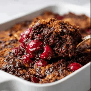 Chocolate Cherry Dump Cake: Irresistibly Easy & Delicious!