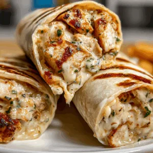 Ooey-Gooey Cheesy Garlic Chicken Wraps That Melt Hearts Instantly