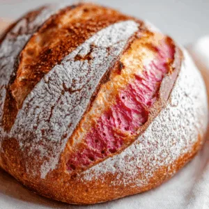 Pink Sourdough Bread That Will Melt Your Heart Instantly!