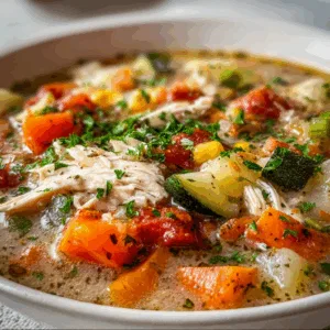 Ranch Chicken Veggie Soup Recipe That Warms Your Soul Instantly