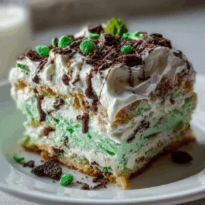 Shamrock Shake Dessert Lasagna: Irresistibly Creamy & Viral!